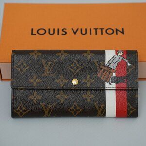 Louis Vuitton Sarah Wallet Monogram Bellboy Animation Limited Edition Rare Mint
